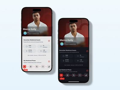 Dating App Profile android b2c branding dark mode dating dating app design figma flutter home illustration ios iphone landing light mode mobile profile swift ui ux