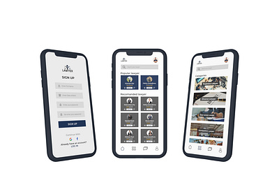 Lawyer Community Mobile App mobile app mobile ui ui ui design