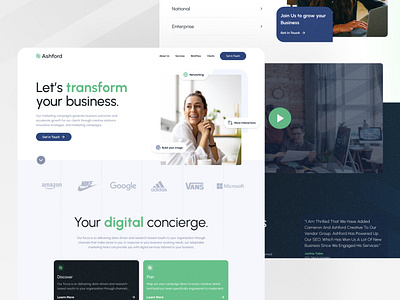 Marketing agency website agency agency website home homepage landing page landingpage marketing agency marketing agency website marketing website ui ui design uidesign uiux ux uxdesign website website design