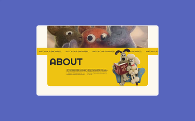 Website Animation | Redesign for Aardman aardman adobe after effects animation animation studio behance design dribbble redesign ui ux