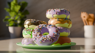 Donuts 3d 3dmodeling blender donut