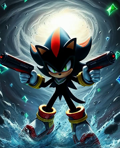 Shadow Sonic Fusion graphic design