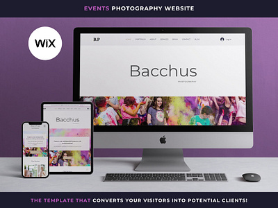 Professional Wix Booking Website for Events Photographer aesthetic website booking website events photographer events website modern website online portfolio professional website responsive website sporting events website photographer wix portfolio wix template wix website template