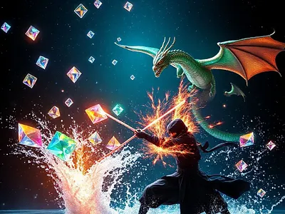 Dragonsage ninja graphic design