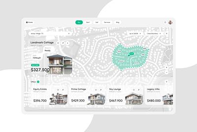 Estato: Real Estate Dashboard ⟡ UX/UI ai app app design crm daspboard design housing interface product product design real estate rent saas service tenants ui ux uxui web web app