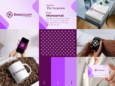 Breezycom Visual Identity branding graphic design logo