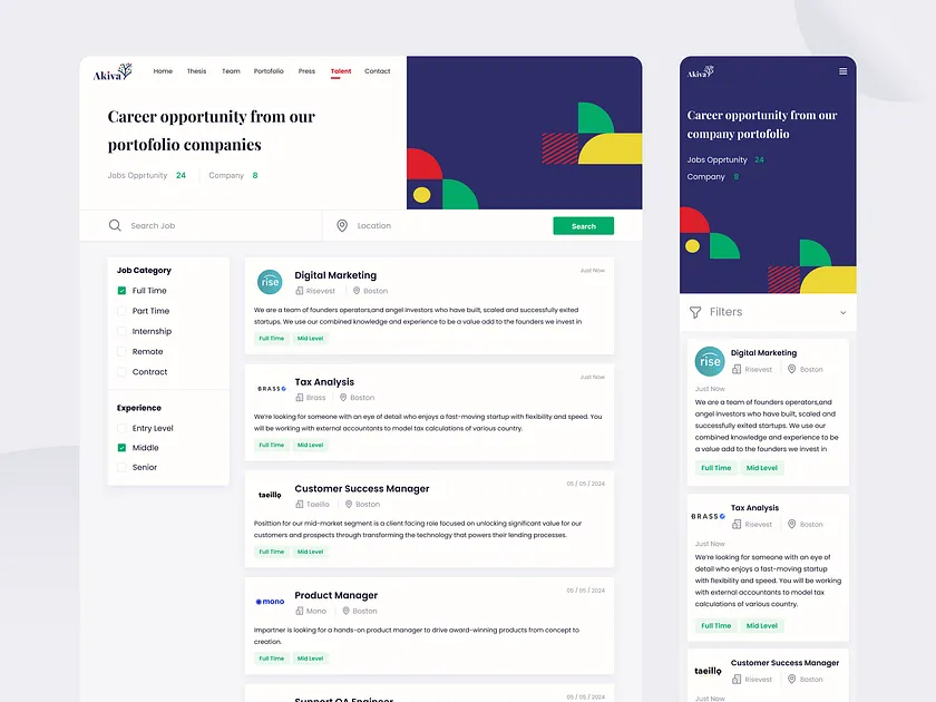Browse thousands of Job Board images for design inspiration | Dribbble