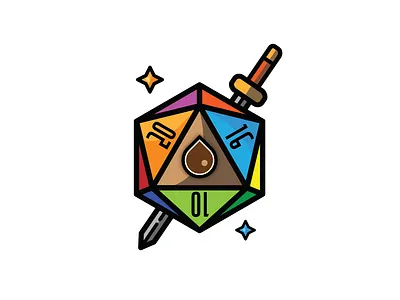 D20 CapeCon Coffee Vendor Brand brand design branding design graphic design illustration logo minimal typography vector