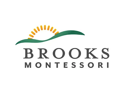 Montessori School Logo brand design branding design graphic design illustration logo minimal typography vector