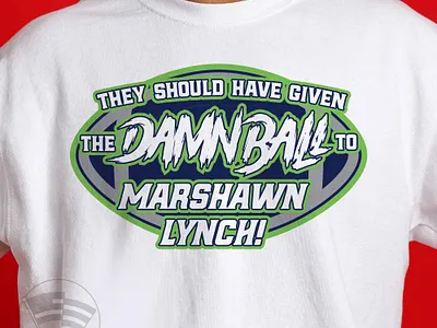 They Should Have Given the Damn Ball to Marshawn Lynch! adobe illustrator american football football design football graphic football merch football stuff football sweater football sweatshirt graphic design graphic designer logo designer marshawn lynch merch design photoshop mockup shirt design shirt designer sweatshirt mockup vector design vector designer visual designer