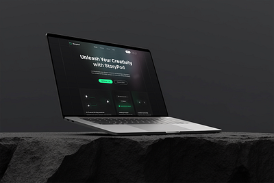 StoryPod: The AI-Powered Assistant for Storytellers ai aiwriter creative creativetech dribbblecommunity hero herobanner landing landingpage minimaldesign productdesign showcase story storypod storytelling techforcreatives ui ux website writewithai