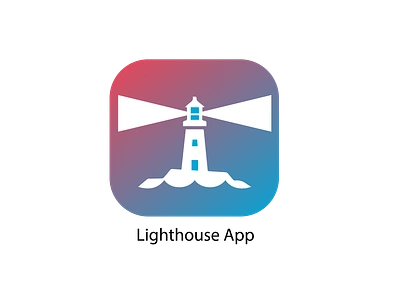 Lighthouse logo design in Adobe Illustrator graphic design logo