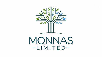 MONNAS LIMITED branding graphic design logo