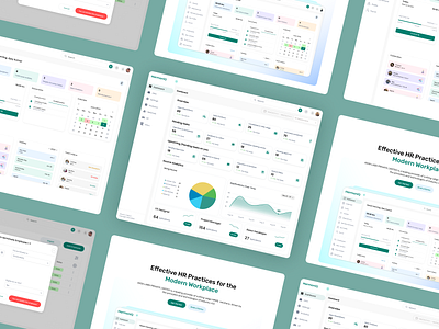 Harmoniq AI - HRMS Platform branding figma graphic design ui ux