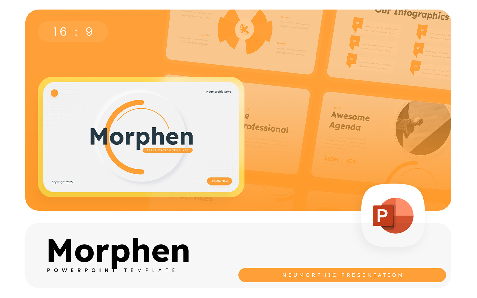 Morphen PowerPoint Template by Ermedia Studio on Dribbble