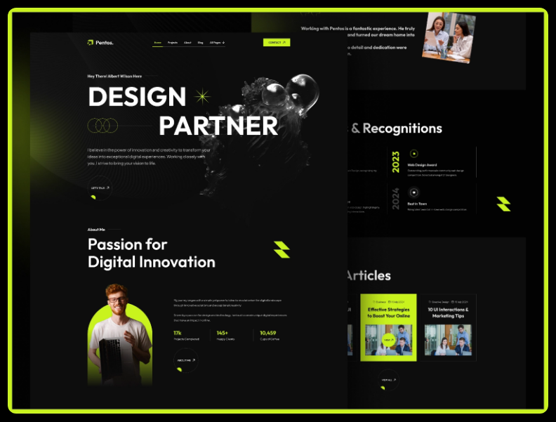 Example of Website Design