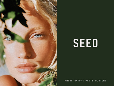 Seed Skincare brand design brand designer brand identity branding brandmark custom logo design identity identity design identity designer logo logo design logo designer logo mark logotype mark skincare branding skincare logo typography visual identity wordmark