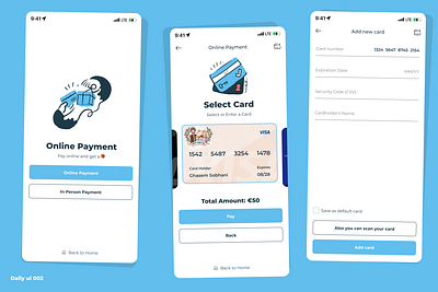 Daily ui 002 - Credit Card Form cardpayment creditcard dailyui designinspiration designprocess mobiledesign paymentdesign uichallenge uiuxdesign userexperience uxdesign webdesign