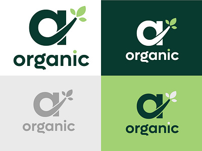 Organic Logo Design a a logo branding colorful company logo design graphic design health icon idea identity letter a logo logo design logo designer logo inspire minimal nature organic vector