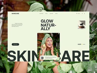 Skincare - E-commerce Website Design beauty products e commerce design e commerce ui inspiration minimal design modern ui motion graphics online store responsive design skin care shop skincare e commerce skincare website trendy design ui uidesign user friendly ux design visual storytelling web design website ui