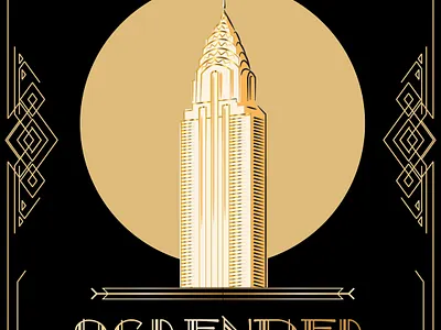 96Render ART Deco Poster Design art deco poster poster