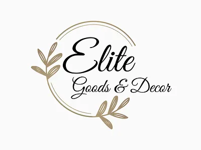 ELITE Goods & Decor Logo Design branding graphic design logo