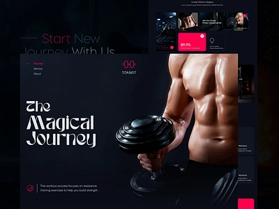 Gym Fitness Website UI/UX Design dark website design fitness landing page fitness web design fitness website gym landing page gym web design gym website landing page design minimal website modern website ui design uiux uiux design ux design web design website website ui design workout website