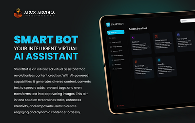 Smart Bot Web Application Design web application