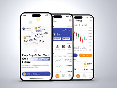 Cryptocurrency 🚀 Service - Mobile app Design app design bitcoin bitcoin wallet blockchain crypto crypto app design crypto desig crypto exchange crypto mobile crypto mobile app crypto service crypto wallet cryptocurrency exchange cryptocurrency investments cryptocurrency wallet currency ethereum ios tradexpro ui