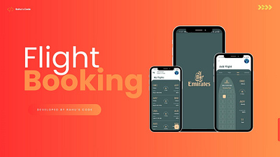 Flight Booking Apk Mockupus app branding design graphic design uiux