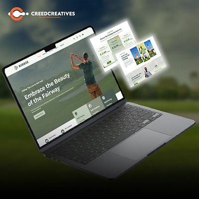 Fairway Focus: Explore the World of Golf ui uiux web webdevelopment website