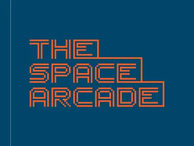 Day 50: Video Game Arcade Logo - The Space Arcade 80s aesthetics arcade logo brand identity branding graphic design logo