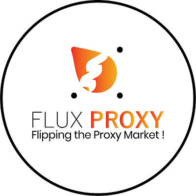 Flux Proxy LOgo graphic design logo