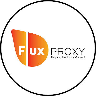 Flux Proxy LOgo graphic design logo