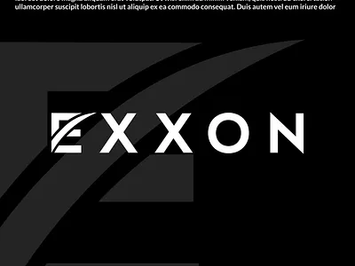 Exxon Logo Design For New Company e letter logo e logo idea e shop logo logo design logo idea new company logo new logo idea online shop