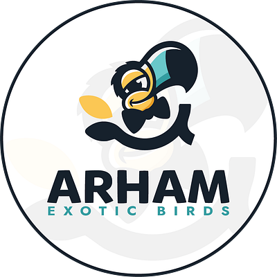 ArhamExotic Birds Logo graphic design logo