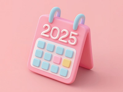 3d Calendar 2025 2025 arts 2025 calendar 2025 pastel colors 3d 3d 2025 calendar 3d calendar 3d designer 3d designs 3d model 3d object branding calendar 3d calendar design design gerdoo graphic design illustration new year designs pastel design pastel style