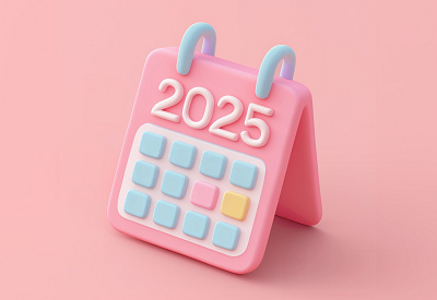 3d Calendar 2025 2025 arts 2025 calendar 2025 pastel colors 3d 3d 2025 calendar 3d calendar 3d designer 3d designs 3d model 3d object branding calendar 3d calendar design design gerdoo graphic design illustration new year designs pastel design pastel style