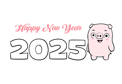 2025 New Year 2d Animation 2025 animation 2025 arts 2025 design 2025 new year 2d animation 2d cartoon after effect animation animator beehaya cartoon cartoon style cartooning design graphic design happy new year illustration new year design pig animation pig cartoon animation