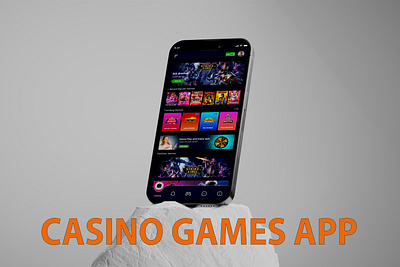 Casino game home screen app app design branding casino design game games app graphic design home screen ui ux web design