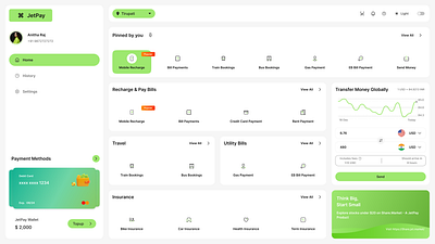 JetPay Utility Payments App branding dashboard design figma paymentapp prototype ui user centered design user research user testing utility payments app uxui