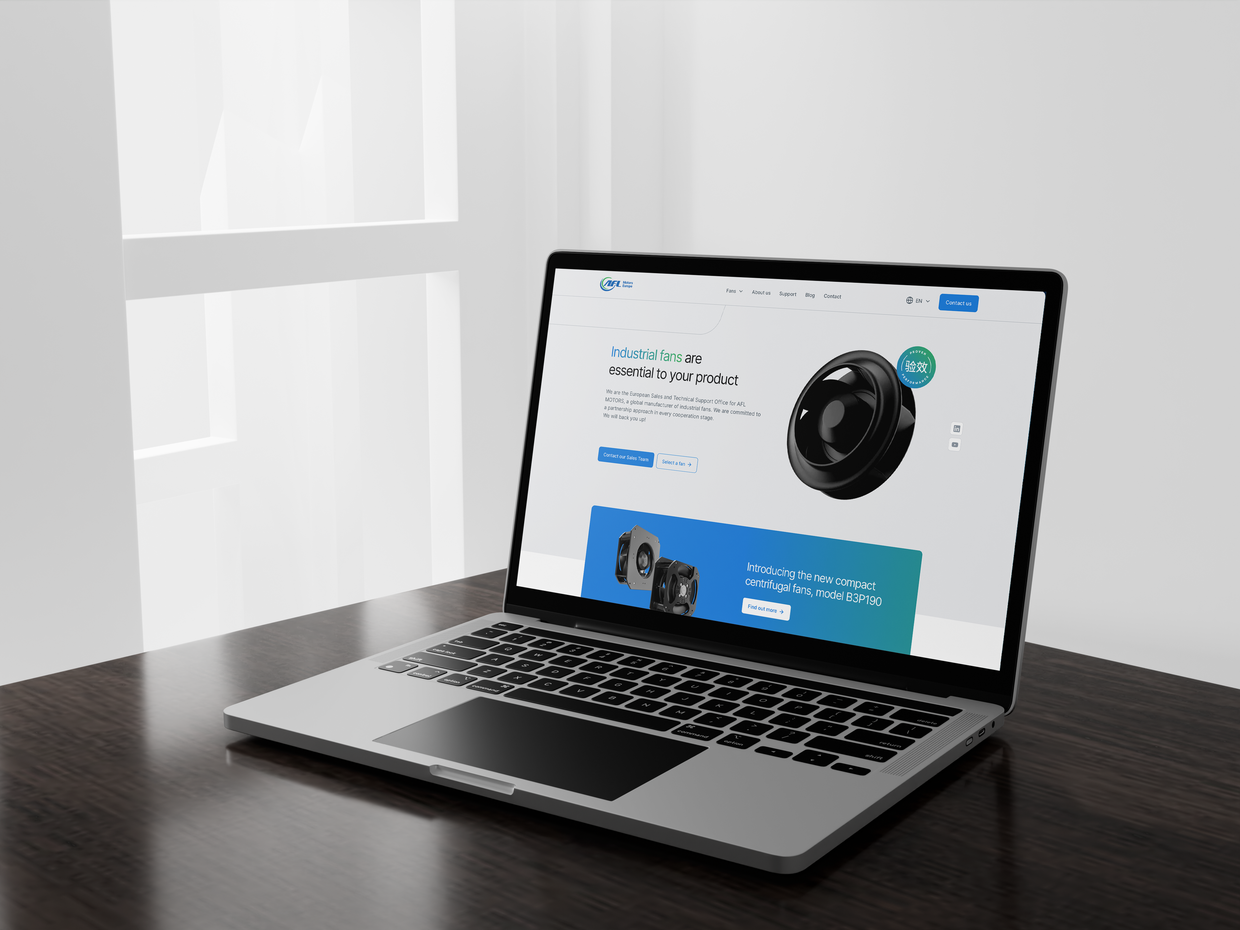 AFL Motors clean clean ui clean website design fan graphic design industrial landing page motors ui ux web web design website website design