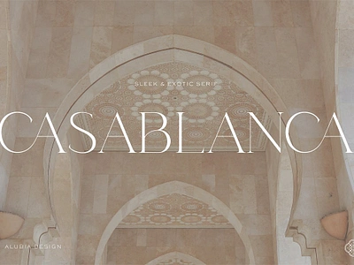 Casablanca - Sleek & Exotic Serif display font elegant font elegant serif font font typeface ligature font ligatures modern font modern serif serif serif display serif font serif typeface