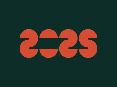 2025 2025 branding design graphic design icon illustration logo new year typography vector