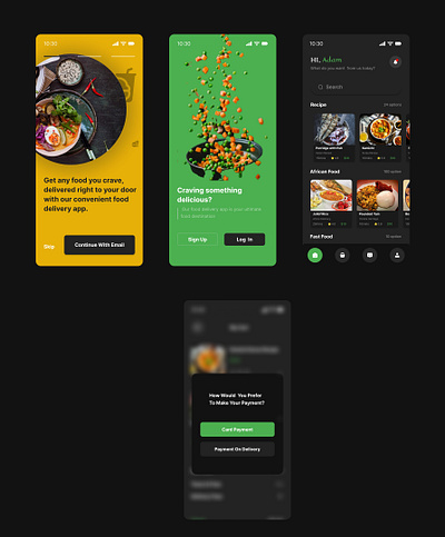 FOOD DELIVERY APP app delivery figma food restarant