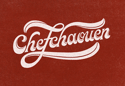 Chefchaouen creative design graphic graphic design illustration lettering letters typography