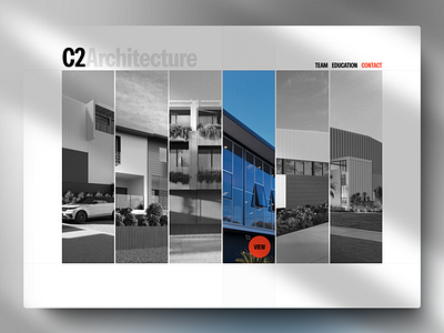 Architecture firm exploration 012 branding graphic design hero section web design