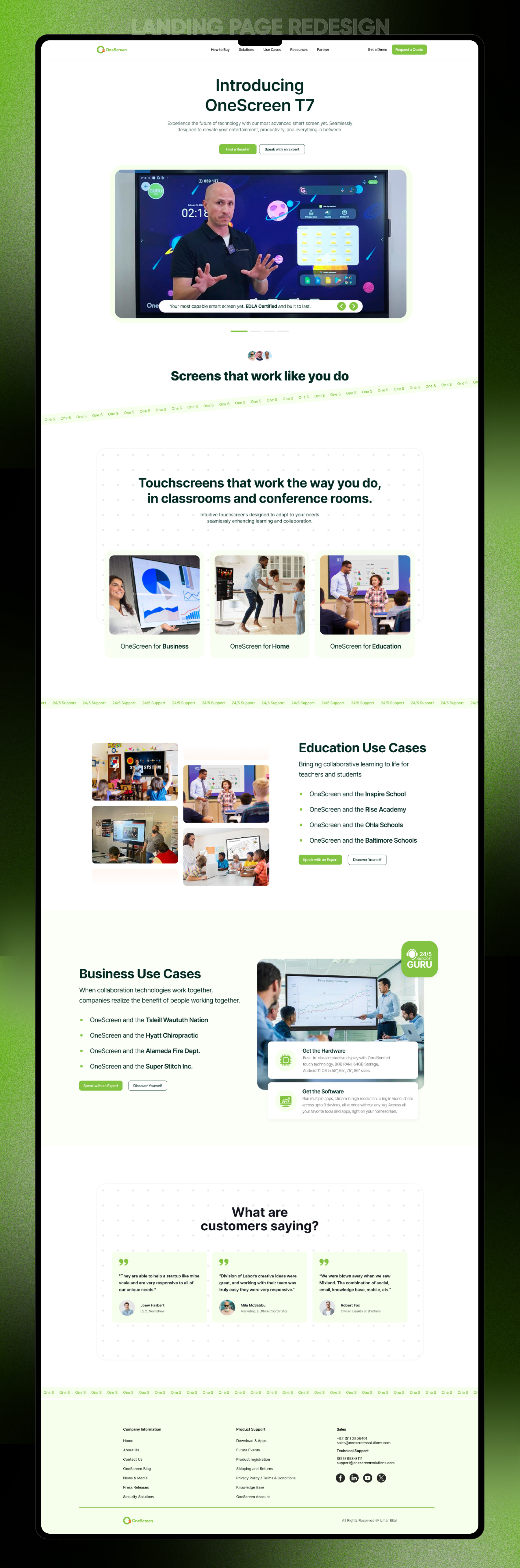 Landing Page Redesigned application design branding design designing graphic design illustration logo ui uidesigner uiux ux uxdesigner vector web webdesign