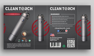 Packaging design for Clean Torch "USA" 290$ branding graphic design illustration logo logo design packaging design