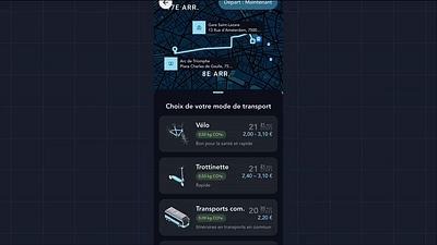 SNCF connect - Mobile App Challenge challenge eco friendly graphic design green mobility mobile app sncf ui design user experience ux research